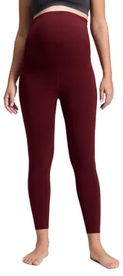 Obrázek produktu pro CRZ YOGA Legíny pro těhotné, výška 64 cm, barva: červený merlot, velikost: 38