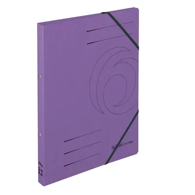 Produktbild von Herlitz Ringhefter easyorga A4 Karton 2-Ring-Mechanik violett