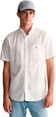Produktbild von Gant Reg Poplin Kurzarmhemd Weiß S Mann Weiß S