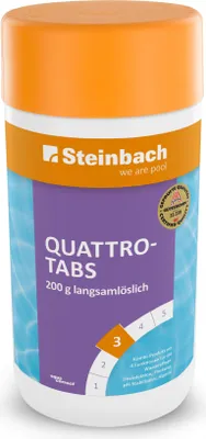 Produktbild von Steinbach Quattrotabs 200g langsamlöslich, 1 kg 2022