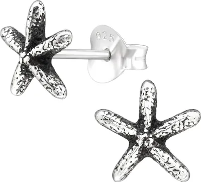 Produktbild von Ohrstecker Seestern 925 Sterling Silber