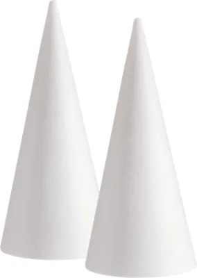 Produktbild von Styroporkegel "Maxi", 40 x 18 cm, 2 Stück
