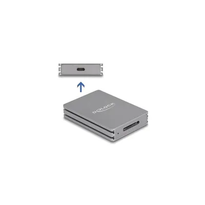 Produktbild von Delock USB Type-C Card Reader für CFexpress Typ A Speicherkarten