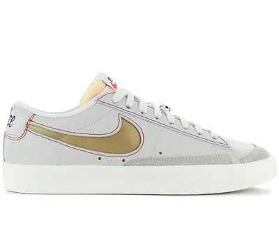 Produktbild von Nike Blazer Low 77 Premium - Herren Schuhe Leder Light-Bone DH4370-002 , Größe: EU 44 US 10