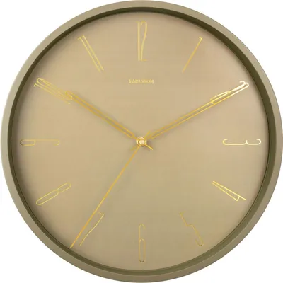 Immagine prodotto di Karlsson - Orologio da parete Belle - Verde muschio - Diametro 35 cm