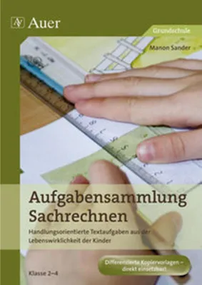 Produktbild von Aufgabensammlung Sachrechnen Klasse 2-4