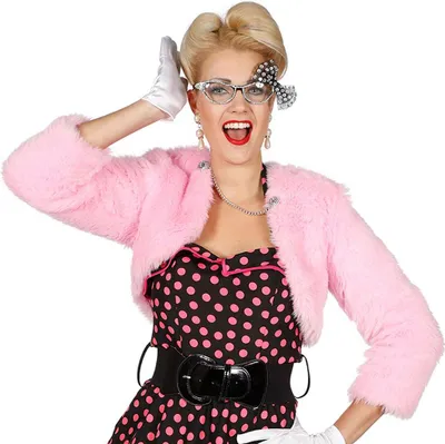 Produktbild von Plüsch Bolero für Damen Rosa