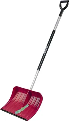 Image de Freund Victoria Schneeschaufel 54 cm Aluline Schneeschieber rot mit Flüsterkante