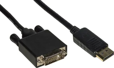 Immagine prodotto di Link Accessori LKCDPDVI20 cavo e adattatore video 2 m DisplayPort DVI-D Nero