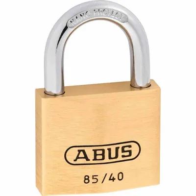 Produktbild von ABUS Vorhängeschloss Messing 85/40 - für Kellertüren, Schuppen u. v. m. - wetterfest - Messing-Schlosskörper - gehärteter Stahlbügel - ABUS-Sicherheit