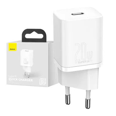 Produktbild von Baseus Super Si Smartphone Weiß AC Schnellladung Drinnen