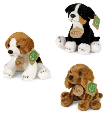 Immagine prodotto di RAPPA Cane di peluche seduto 14 cm ECO-FRIENDLY