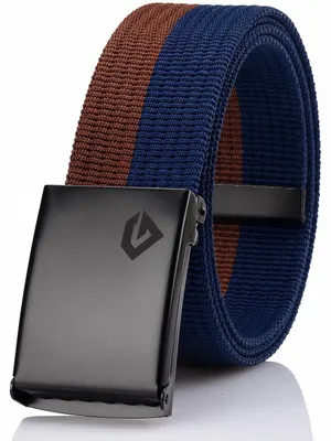 Produktbild von GRACIO PP 201 Herren Stoffgürtel 105 cm navy-braun