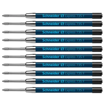 Produktbild von Schneider 7351 10 Express Kugelschreiberminen F schwarz