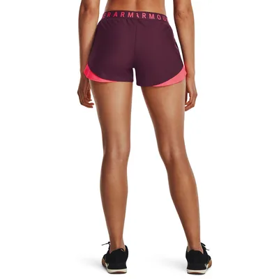 Produktbild von Under Armour Play Up Shorts 3.0 - dark maroon, Größe:XS