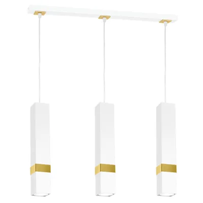Produktbild von Pendelleuchte Milagro VIDAR 3xGU10 Weiß Gold