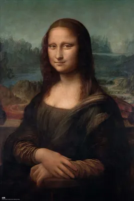 Produktbild von Erik Editores Monna Lisa Plakat Braun  Braun One Size