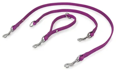 Produktbild von Das Lederband Universal Hundeleine Boston Violet, Maße: 235 cm / 18 mm