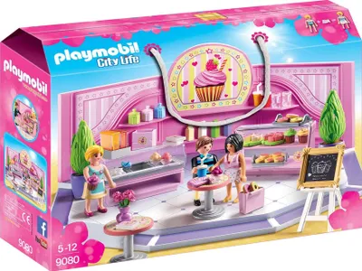 Produktbild von PLAYMOBIL City Life 9080, Café, 5 Jahr(e), Mehrfarbig, Kunststoff