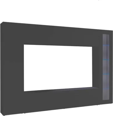 Produktbild von Wohnzimmermöbel Donatello,  100%  Italy,  cm 260x30h180,  Anthrazit