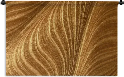 Produktbild von MuchoWow® Wandteppich Wandbehang Nahaufnahme von Goldfarbe 120x80 cm Tapisserie Dekoration Wandtuch - Wanddekorationen - Wandtücher