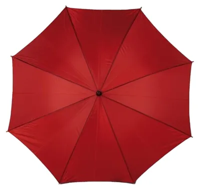 Image de L-Merch - Parapluie automatique à manche en bois « Cork » LT5106 (89 cm x 103 cm) (bordeaux)