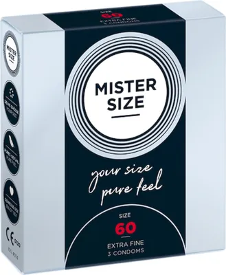 Immagine prodotto di Mister Size - Preservativo Taglia Xl 60 Mm (3 Unità)