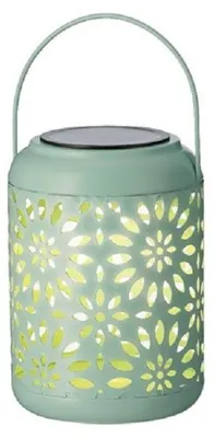 Produktbild von Lumineo Laterne - mintgrun - Solar - Metall -17 cm