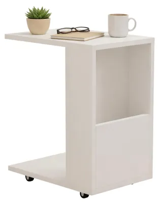 Produktbild von Monticano - Couchtisch, 30x40x50h cm Weiß, mit Rollen
