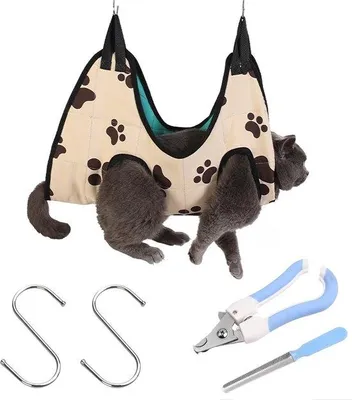 Produktbild von Famanu Haustierhängematte für Hunde und Katzen - Pflege, Nagelpflege, Baden