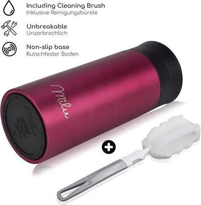 Produktbild von Isolierbecher 350ml Edelstahl Reisebecher