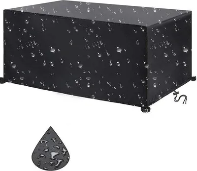 Produktbild von Famanu Schutzhülle für rechteckige Gartenmöbel - Wasserdicht 215 x 215 x 90 cm