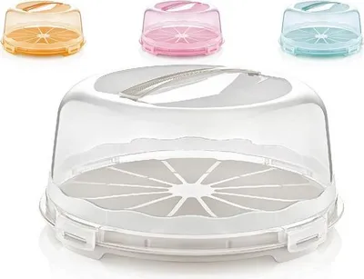 Zdjęcie produktu dla patera / pojemnik plastikowy na tort 30cm