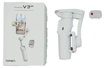 Obrázok produktu pre Hohem iSteady V3, Stabilizátor pre kameru smartfónu, Kompozitný, Biela, 7.2 V, 2,5 h, -10 - 45 °C