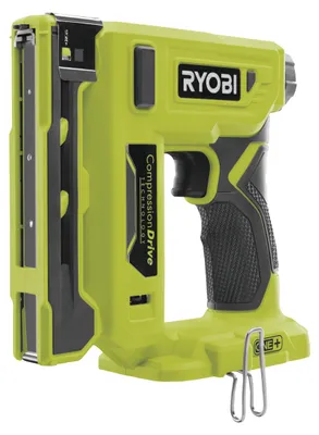 Image de Agrafeuse RYOBI R18ST50-0 18V livrée avec agrafes et crochet de maintien (vendu sans batterie)
