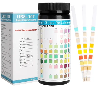 Image de 100 bandelettes de test d'urine pour usage domestique