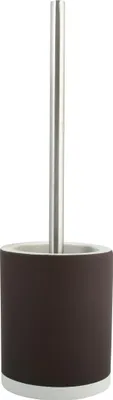 Produktbild von MSV WC Bürste Klobürste Toilettenbürste „Cagliari“ aus Keramik Soft Touch Braun
