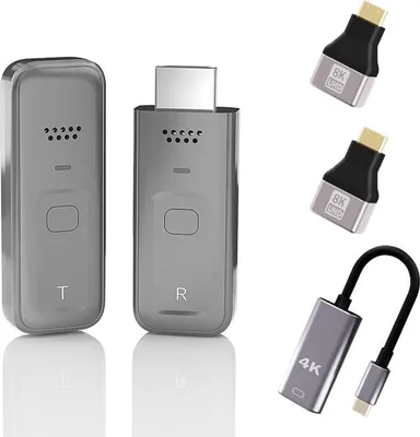 Produktbild von INF Kabelloses HDMI Video Sender & Empfänger Set - 1080P, Plug & Play