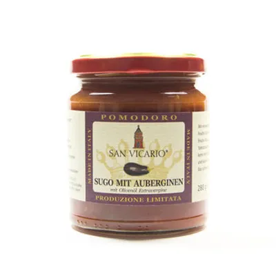 Image de Sugo de tomates - aubergines 280g