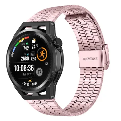 Produktbild von Strap-it Huawei Watch GT Edelstahlarmband (Rosa)