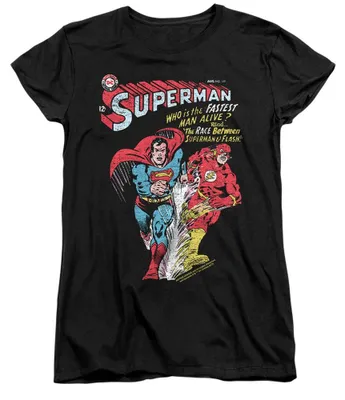 Obrázok produktu pre Tričko Justice League – "Najrýchlejší" – dámske, model TV40990 (veľkosť L), čierna