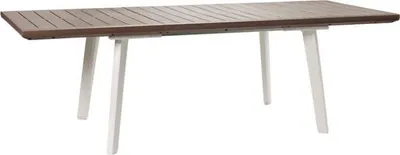 Image de Table de jardin Keter Harmony pliante blanc / cappuccino