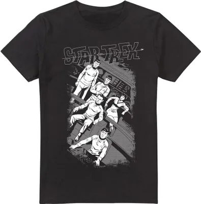 Produktbild von Star Trek - "Tilted Bridge" T-Shirt für Herren TV5985 (M) (Schwarz)
