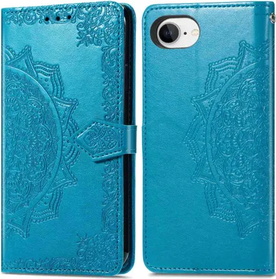 Image de imoshion Mandala Bookcase pour Apple iPhone 17e / 16e - Turquoise