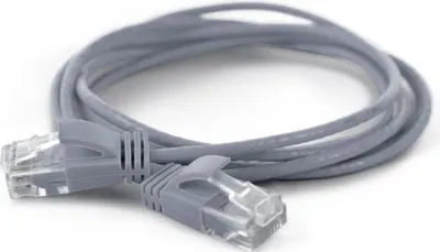 Produktbild von Wantec Patchkabel UTP  CAT6a           d=2,8mm  0,10m grau