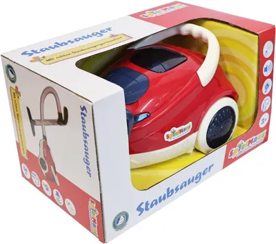Imagen del producto de Beeboo: Juego de cocina con aspiradora, con luces y sonido, para niños a partir de 3 años. Dimensiones aproximadas: 23x17x15 cm