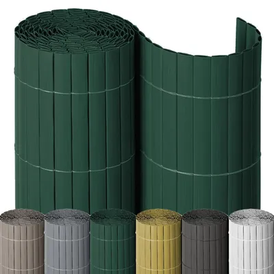 PVC-Sichtschutzmatte 1x10 m, wasserdicht, UV-beständig, Grün