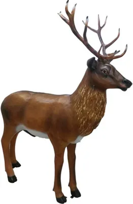 Produktbild von Hirsch Lebensgroße Figur Dekoration Statuen Skulptur Garten Deko Figuren 180cm