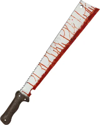 Produktbild von Blutige Redneck Machete als Spielzeugwaffe & Kostümzubehör 69 cm