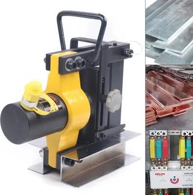 Produktbild von Industrielle Biegemaschine - Hydraulische Sammelschienen-Biegemaschine 35300L - 16 t Presskraft - Für Flachstahl und Schienen -